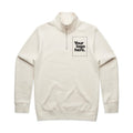 Fuerza Studios custom embroidered quarter zip pullover