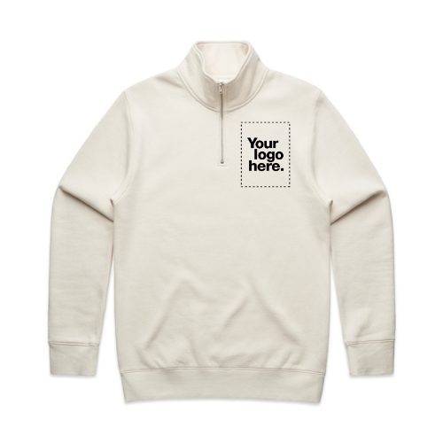 Fuerza Studios custom embroidered quarter zip pullover